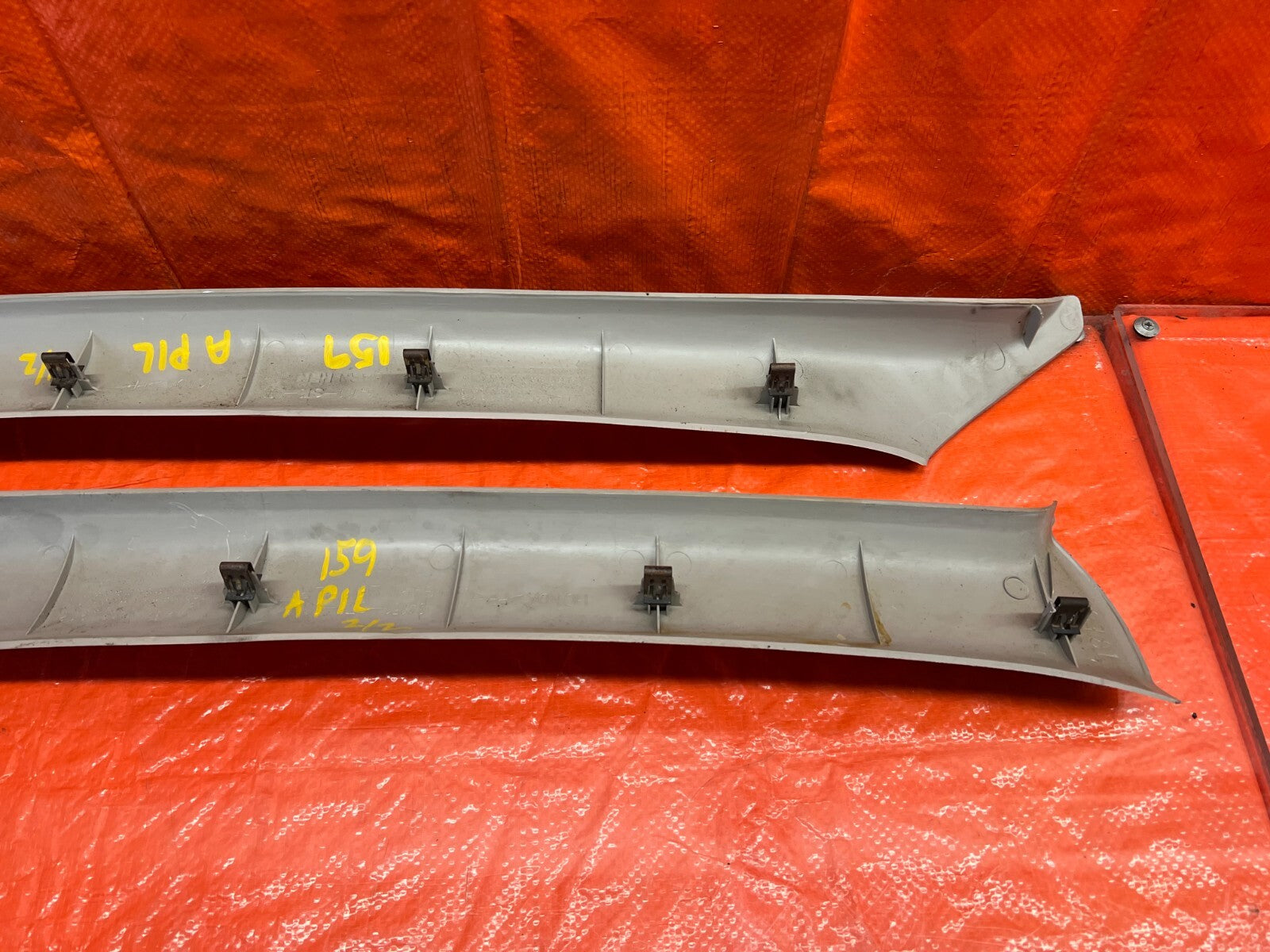 94 01 INTEGRA SEDAN A PILLAR TRIM SET   LEFT RIGHT A PILLARS   OEM FACTORY #1598