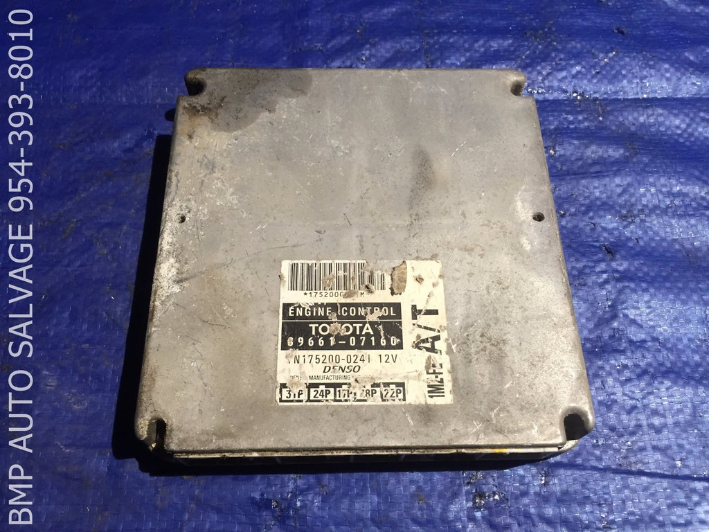 OEM 1999 TOYOTA AVALON ECU # 89661 07160 ENGINE COMPUTER BRAIN ECM #1112 #F5370