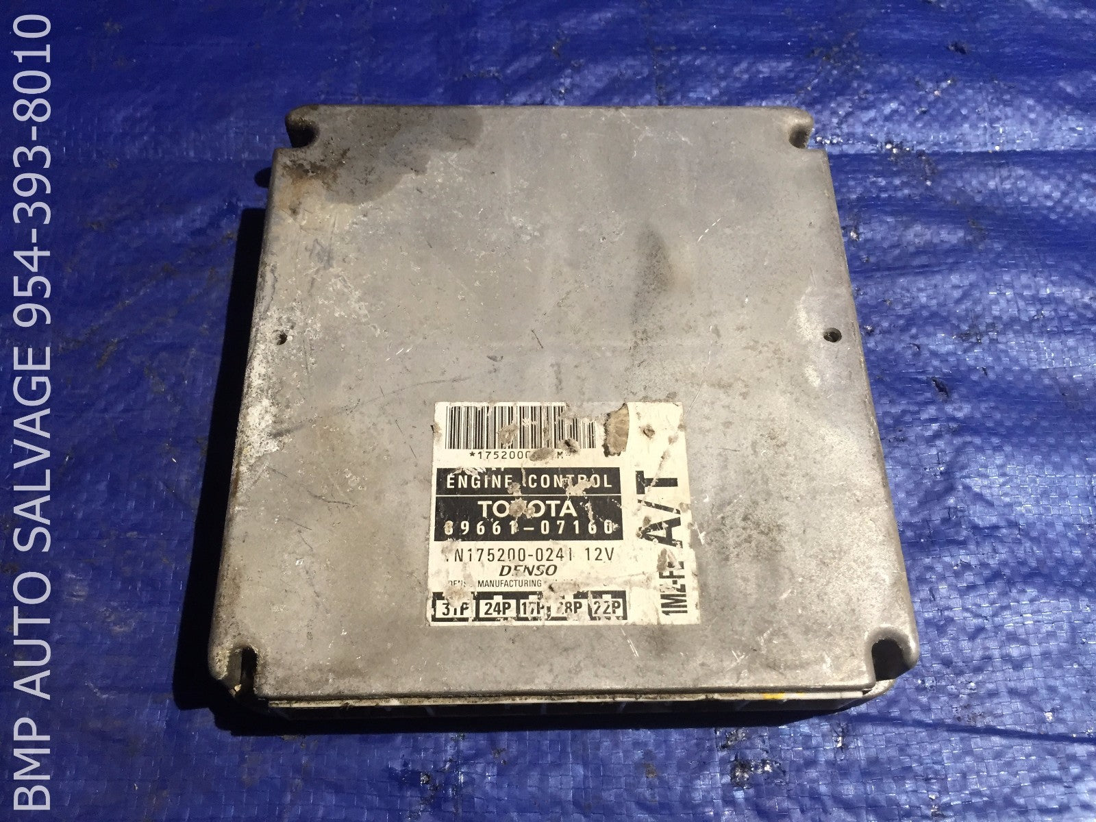 OEM 1999 TOYOTA AVALON ECU # 89661 07160 ENGINE COMPUTER BRAIN ECM #1112 #F5370