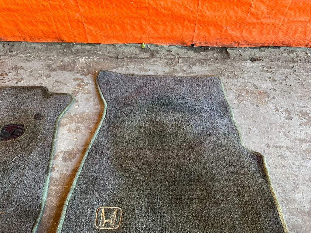 96 00 HONDA CIVIC COUPE   FLOOR MAT SET   LEFT RIGHT FRONT WEAR   OEM #2213