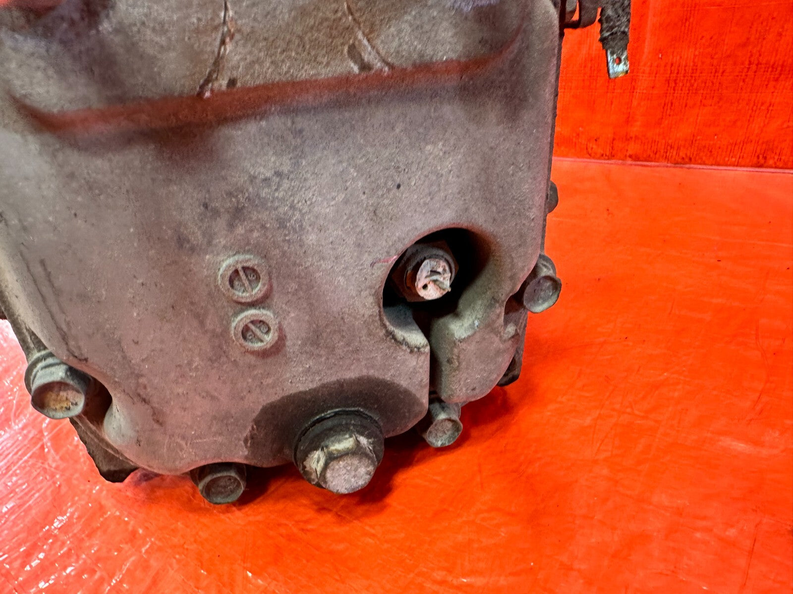 07 14 SUBARU IMPREZA WRX STI   EJ257   DIFFERENTIAL CARRIER PUMPKIN   OEM #2834