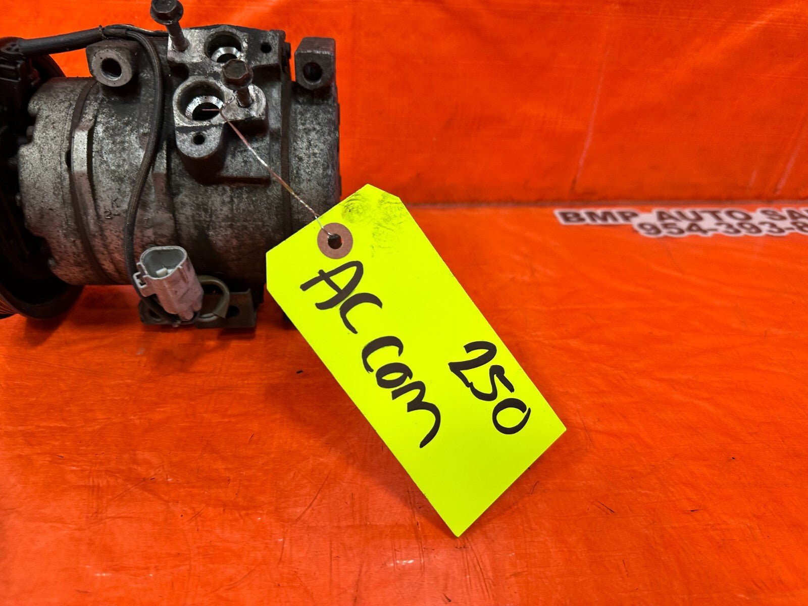 00 05 TOYOTA CELICA   HVAC AIR CONDITIONG AC COMPRESSOR PUMP   OEM FACTORY #2504