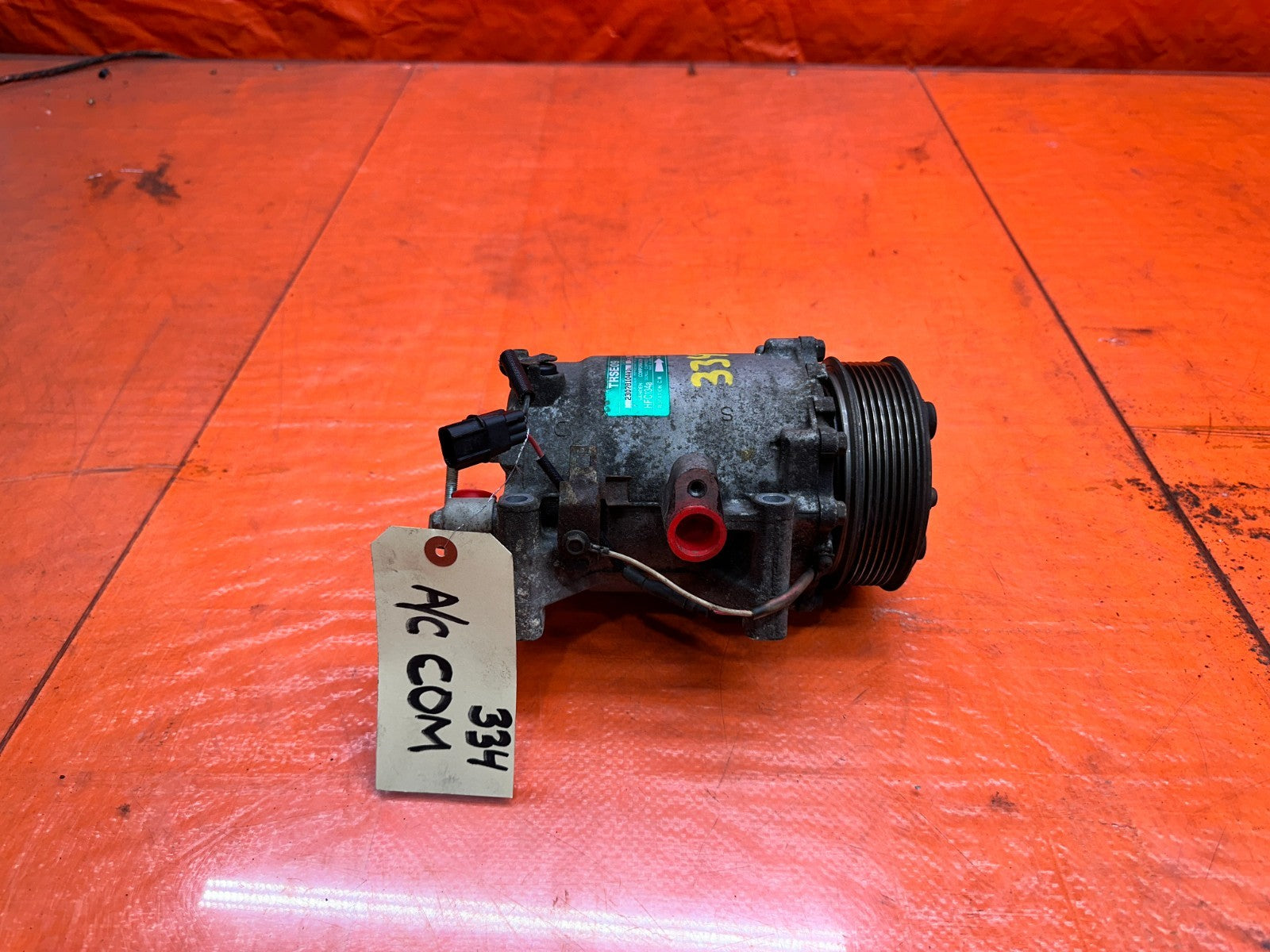 13 15 HONDA CIVIC SI 4D 2.4L K24Z7 AIR CONDITIONING AC COMPRESSOR PUMP OEM #3340