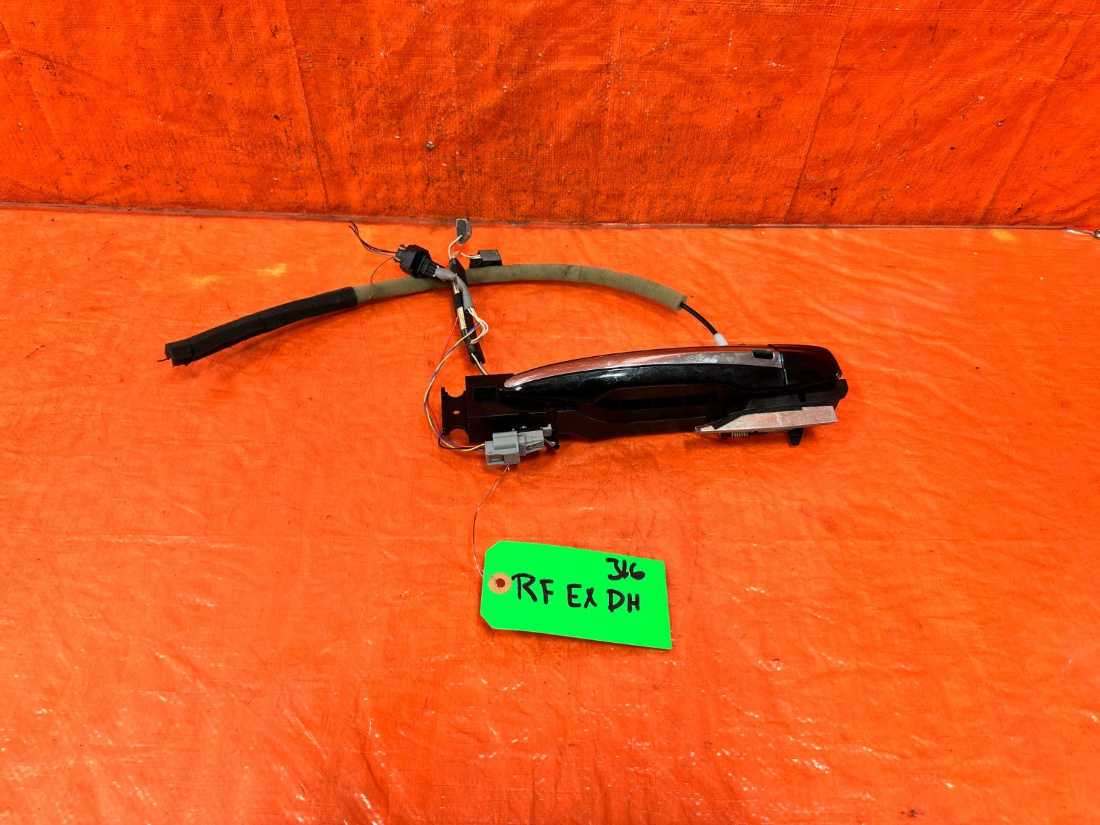 14 21 INFINITI Q50   PASSENGER RIGHT FRONT EXTERIOR DOOR HANDLE BLACK OEM #3160