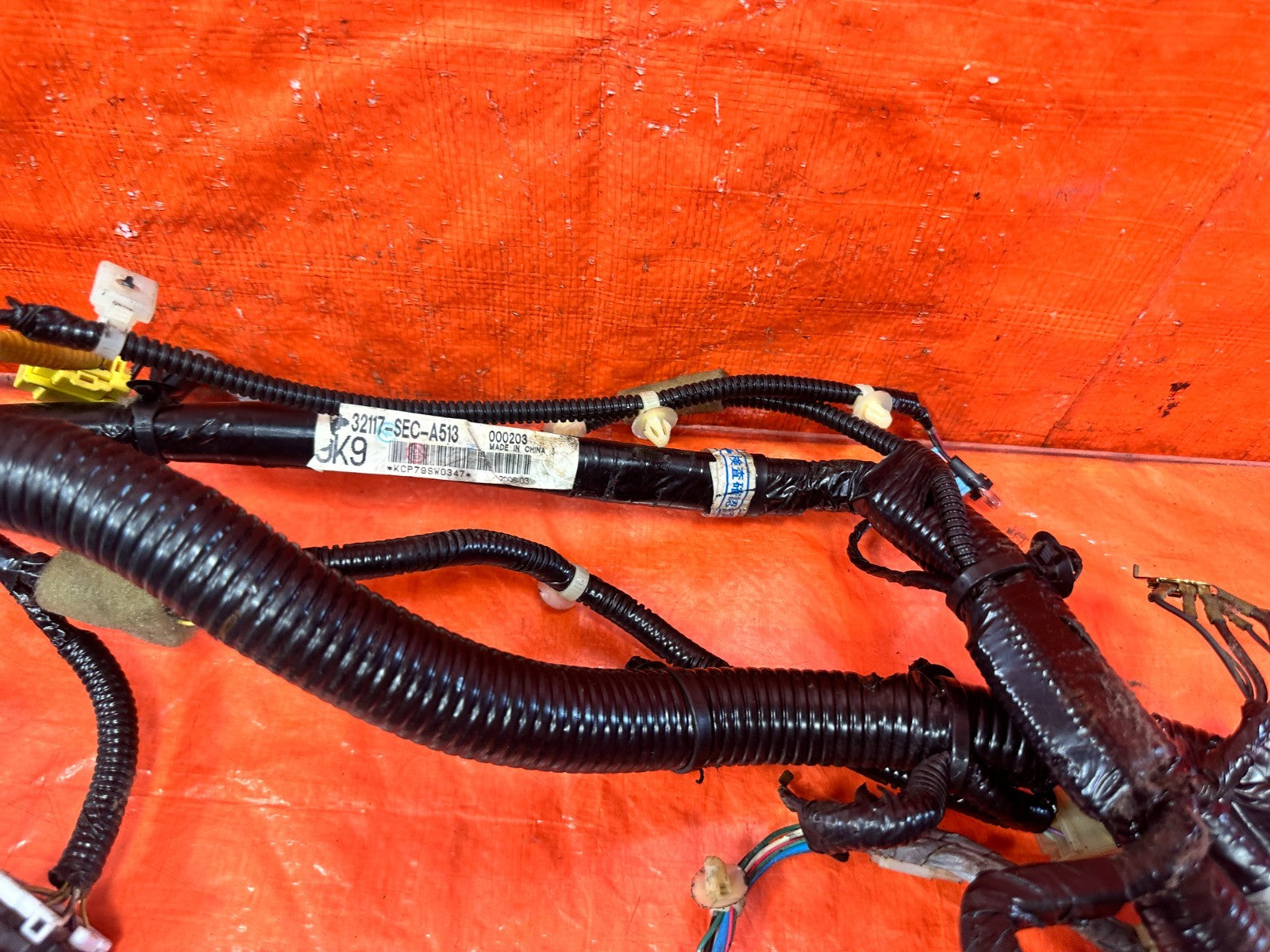 2006 06 ACURA TSX INSTRUMENT GAUGE CLUSTER WIRING HARNESS WIRE LOOM AUTO OEM 3046