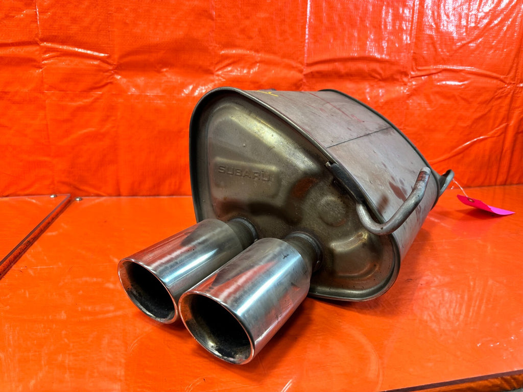 15 20 SUBARU WRX STI   FACTORY EXHAUST MUFFLER TAIL PIPE PAN   LEFT SIDE OEM 2660