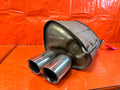 15 20 SUBARU WRX STI   FACTORY EXHAUST MUFFLER TAIL PIPE PAN   LEFT SIDE OEM 2660
