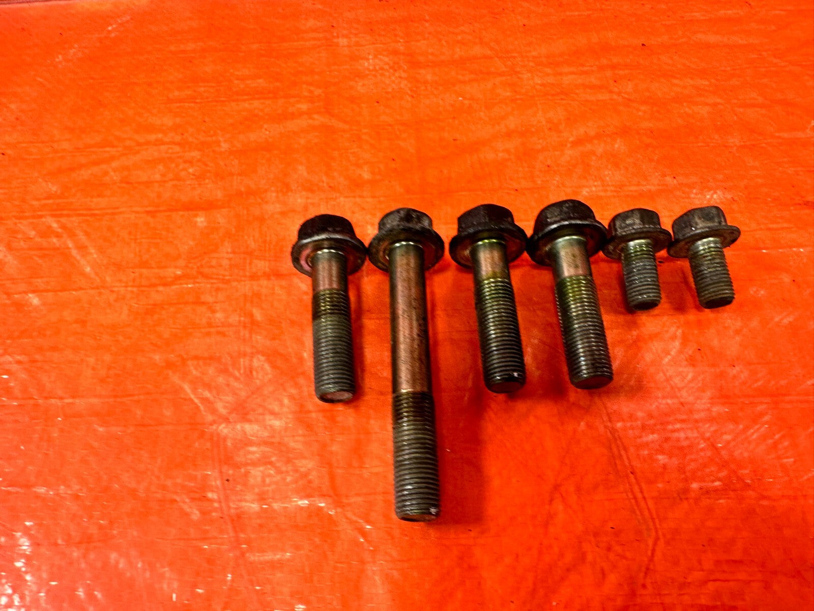04 08 ACURA TSX   K24A2   FRONT ENGINE MOTOR MOUNT BOLTS HARDWARE   OEM #2913