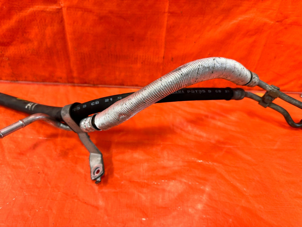 08 14 SUBARU IMPREZA WRX STI   EJ257 HIGH PRESSURE POWER STEERING HOSE LINE PIPE8