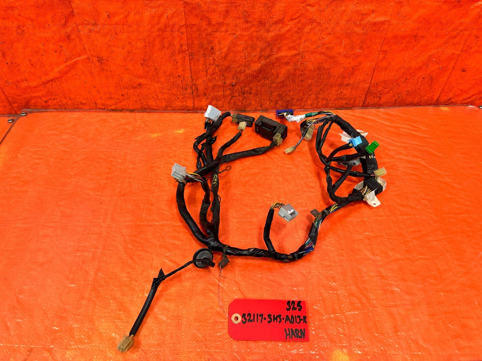 90 91 HONDA CIVIC SI 5 SPEED MANUAL GAUGE CLUSTER HARNESS 32117 SH3 A01 OEM #3250