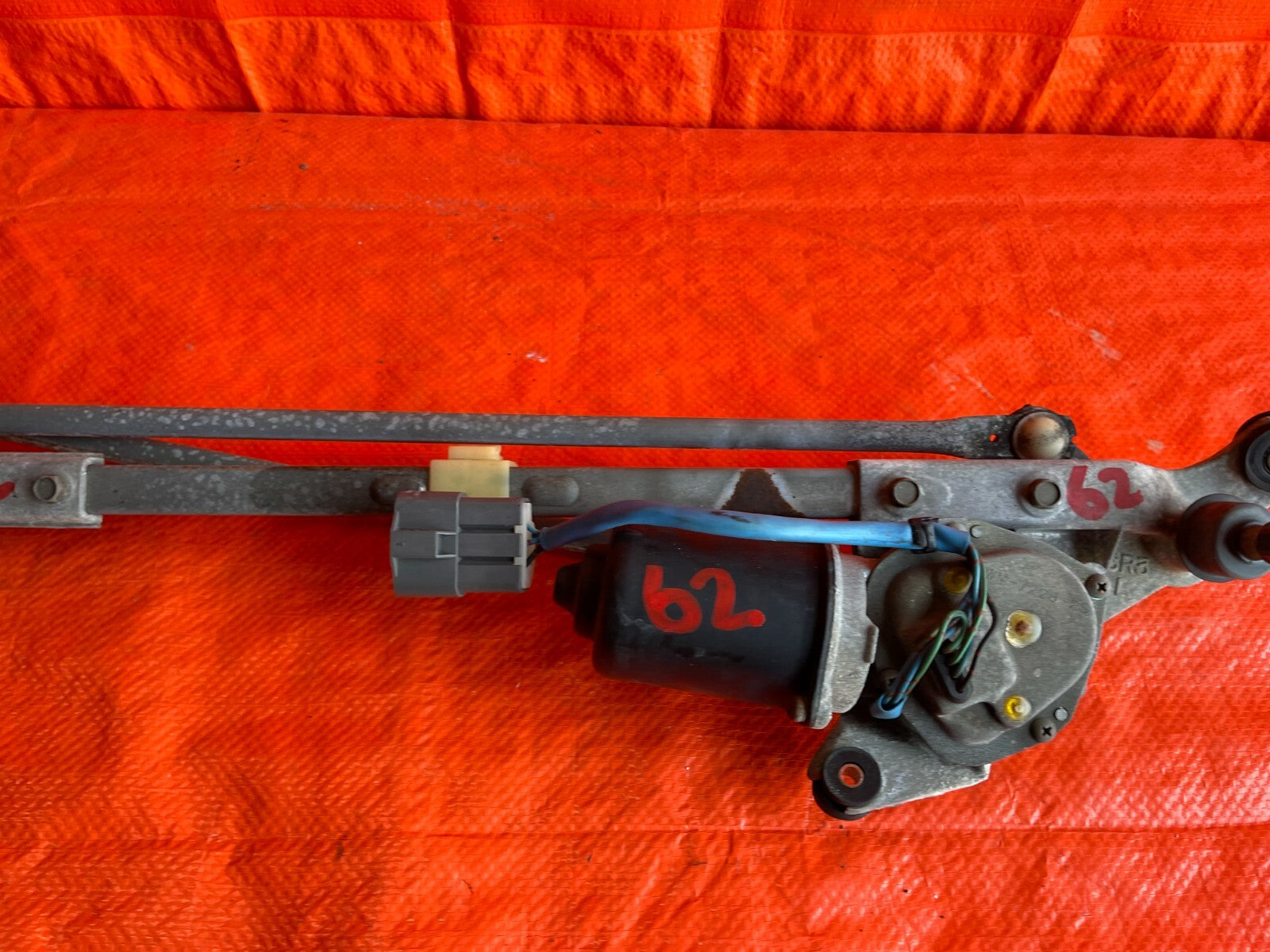 94   01 ACURA INTEGRA 2 & 4 DOOR FRONT WINDSHIELD WIPER MOTOR WITH LINKAGE #624