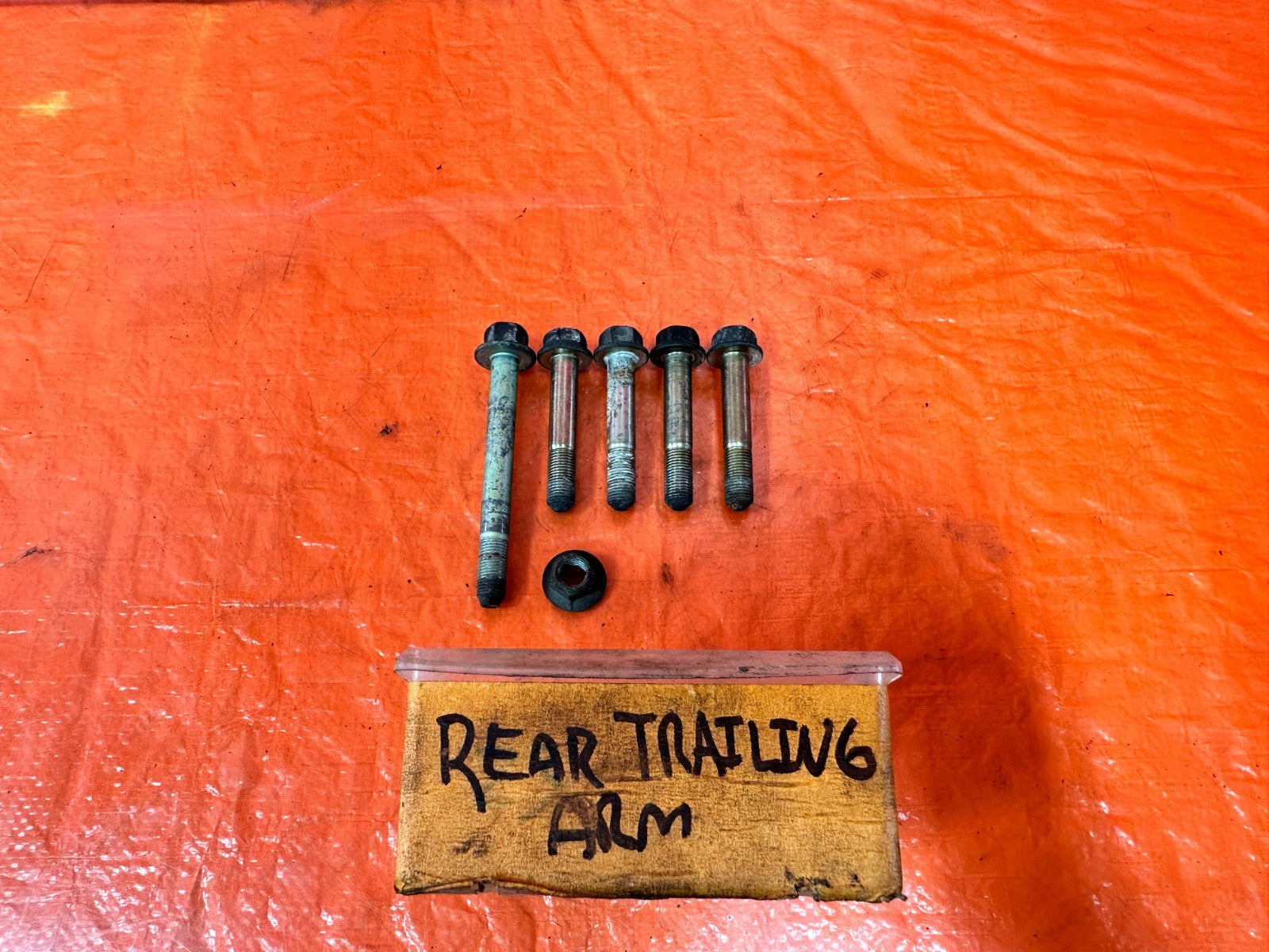 04 08 ACURA TSX   REAR TRAILING ARM BOLTS HARDWARE OEM #3120