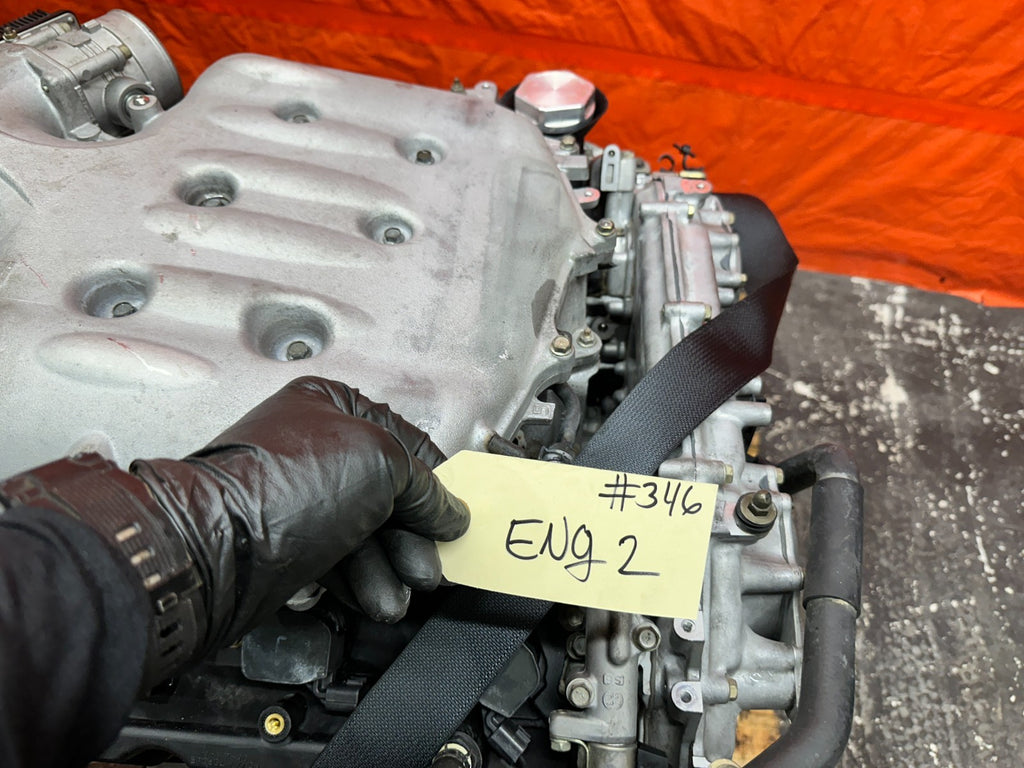 03-06 NISSAN 350Z 3.5L VQ35DE ENGINE MOTOR LONG BLOCK ASSEMBLY RWD OEM #34614