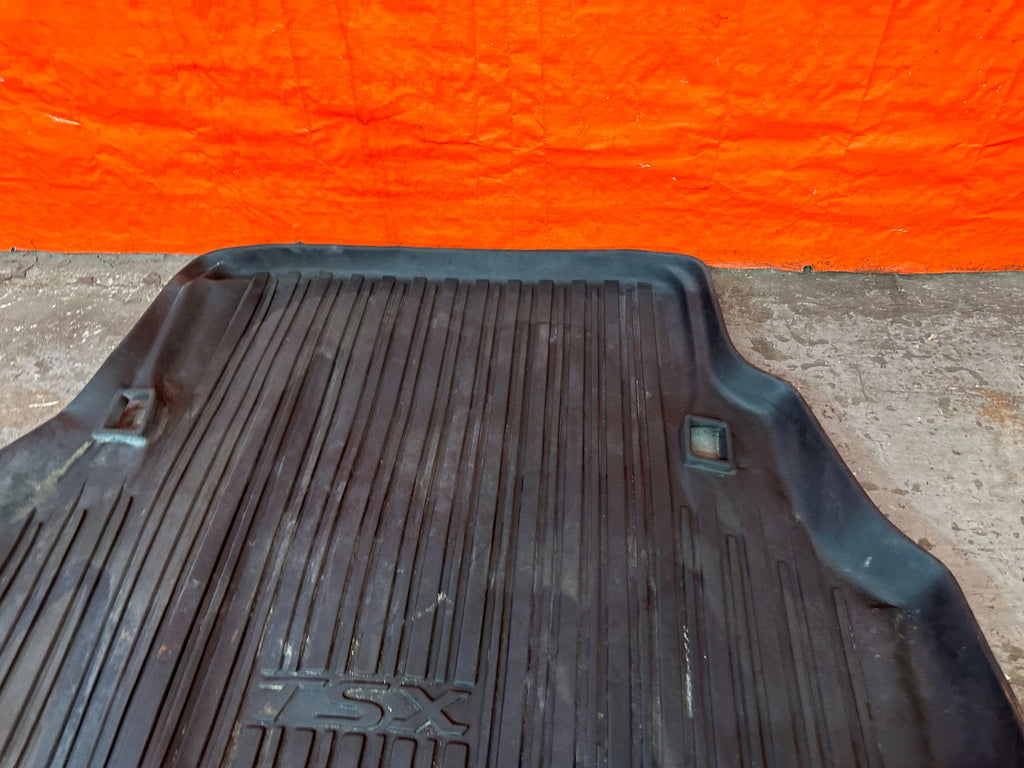 04 08 ACURA TSX   REAR TRUNK FLOOR MAT ALL WEATHER RUBBER LINING   OEM #1966