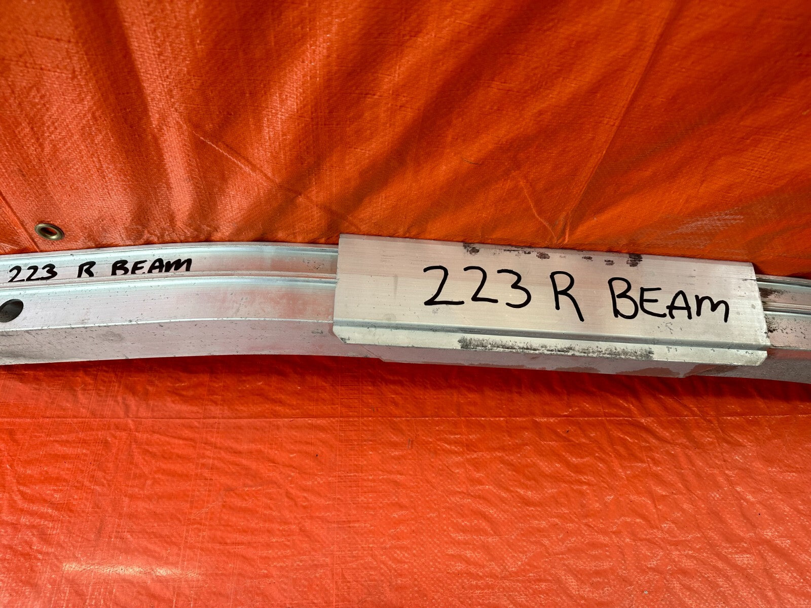 07 11 HONDA CIVIC   2D COUPE   REAR CRASH BEAM REINFORCEMENT RE BAR   OEM OE 2233