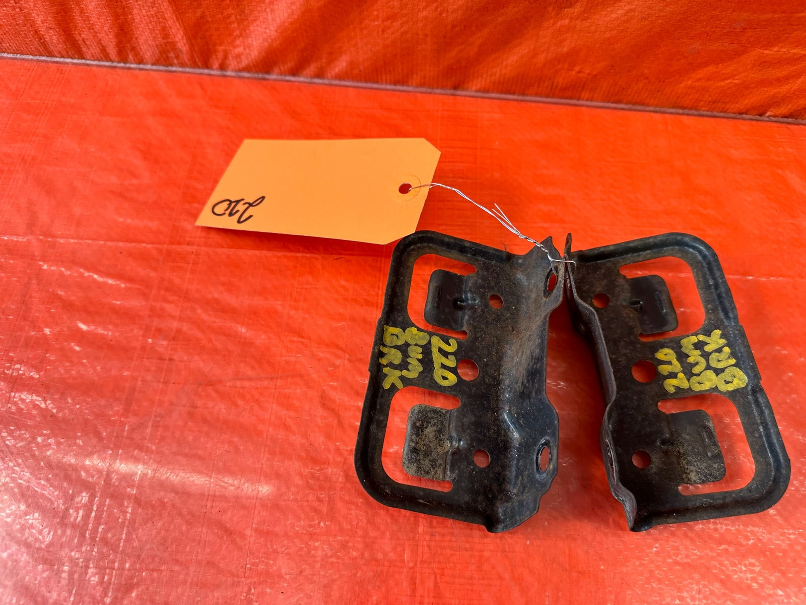 06 11 CIVIC 4D SEDAN   REAR BUMPER BEAM BRACKETS   LEFT & RIGHT   OEM #2204