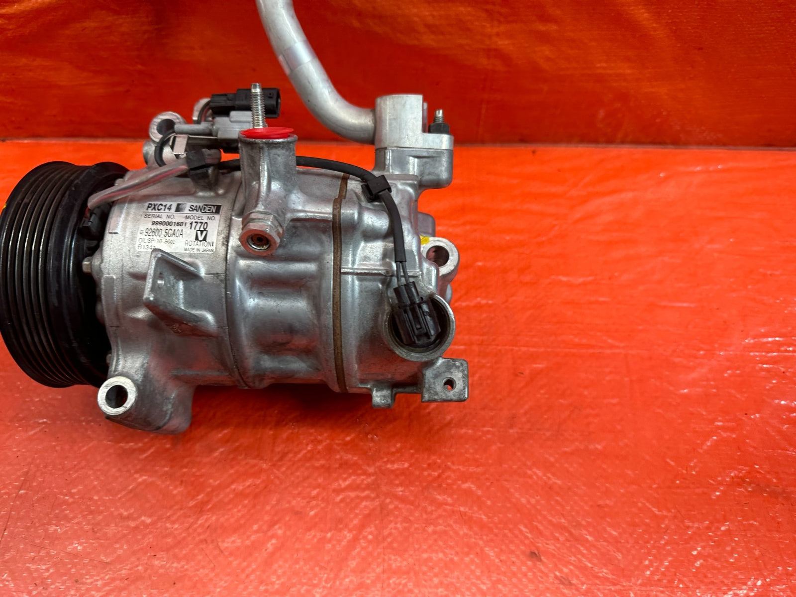 16 20 INFINITI Q50 Q60 3.0L HVAC AIR CONDITIONG AC COMPRESSOR   OEM FACTORY #2155