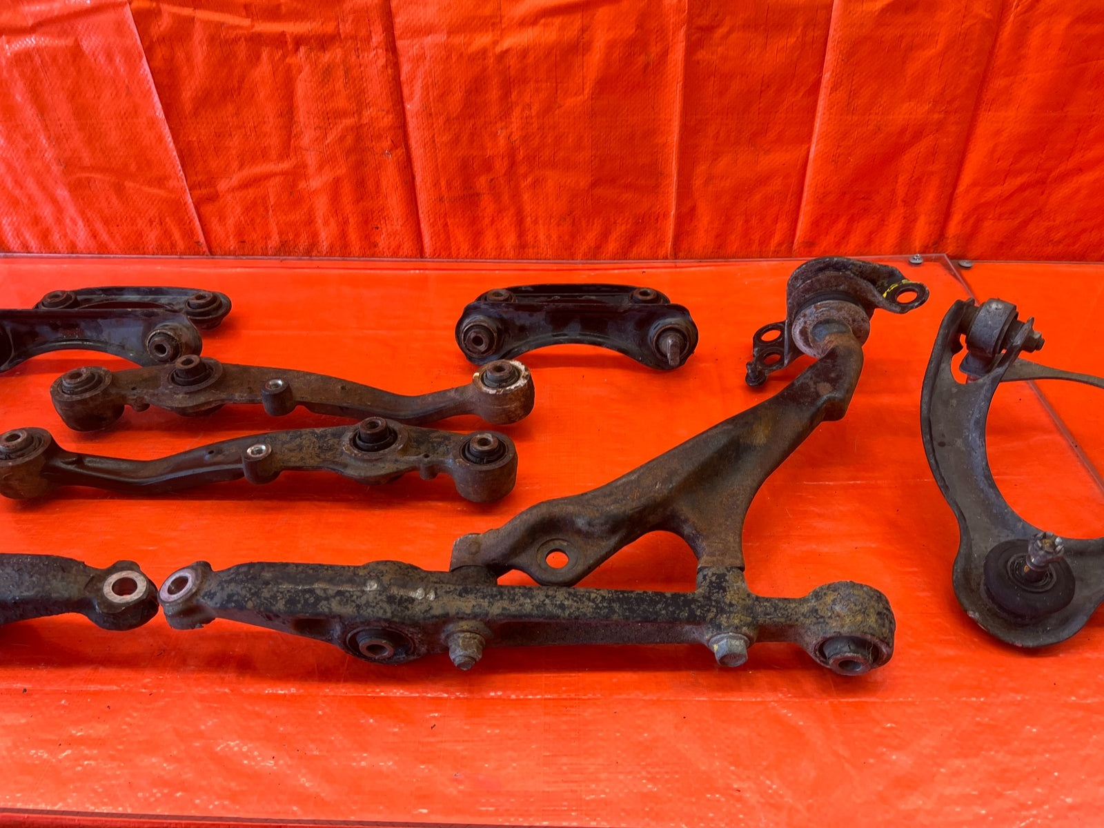 94 01 ACURA INTEGRA FULL CONTROL ARM SET UPPER LOWER FRONT REAR LEFT RIGHT ARMS4