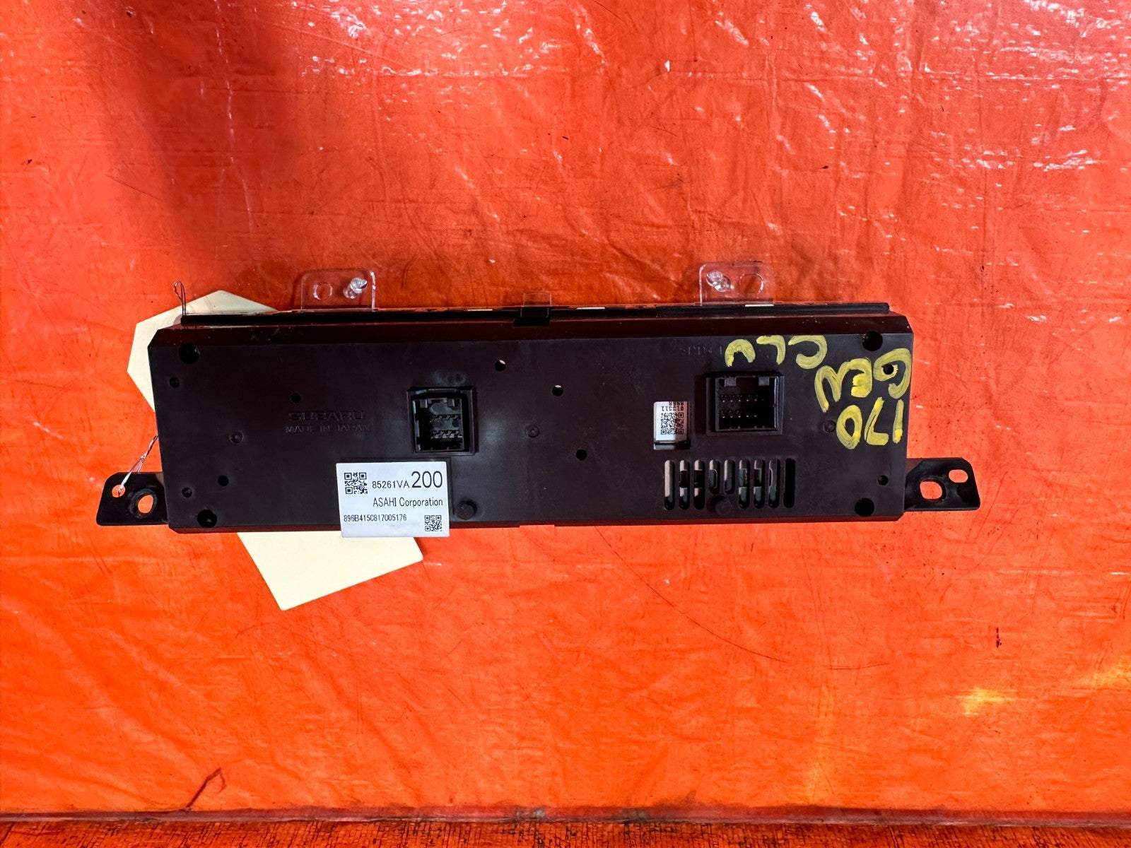 2017 SUBARU WRX STI   DASHBOARD INFORMATION DISPLAY SCREEN INFO MONITOR OEM 1703