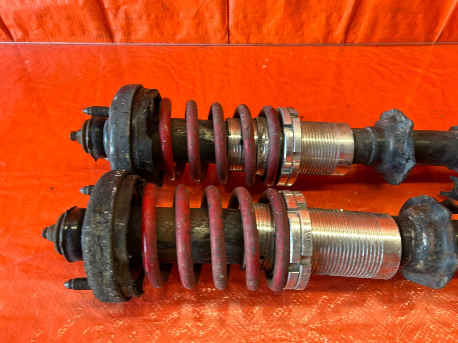 90 91 HONDA CRX DX   FRONT FACTORY SHOCKS W/ AFTERMARKET COILOVERS SPRINGS   1576