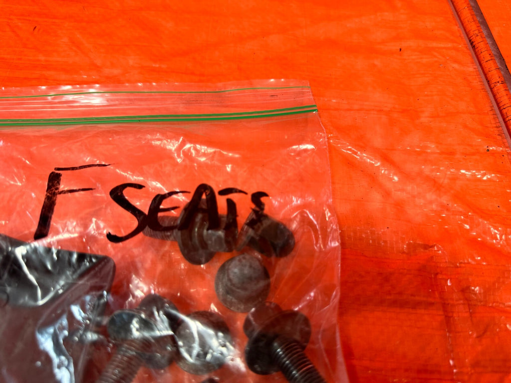 03 06 LANCER EVOLUTION VIII 8 EVO IX 9   FRONT SEAT BOLTS HARDWARE OEM #EVO94