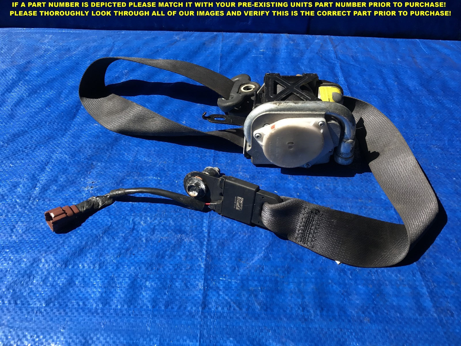 OEM 2008 2009 2010 2011 SUBARU WRX STI PASSENGER RIGHT FRONT SEAT BELT0