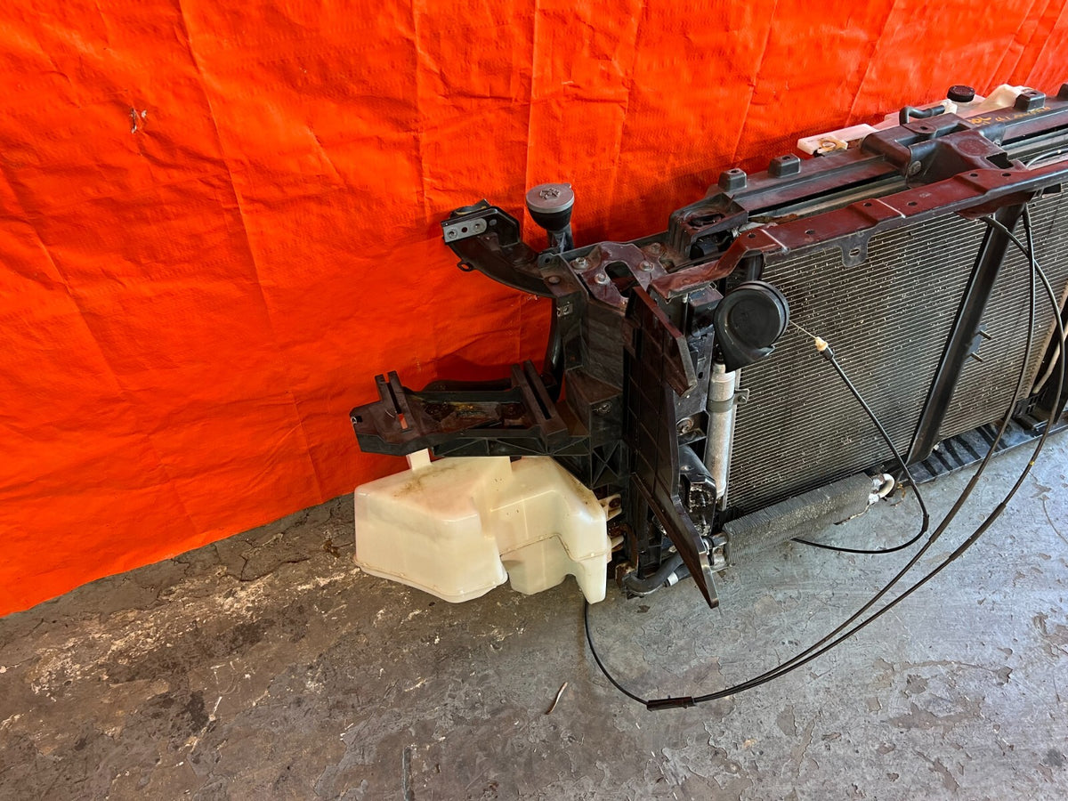 09-12 INFINITI FX50 FX35 - RADIATOR SUPPORT W/ RADIATOR CONDENSER + MORE OEM 1165