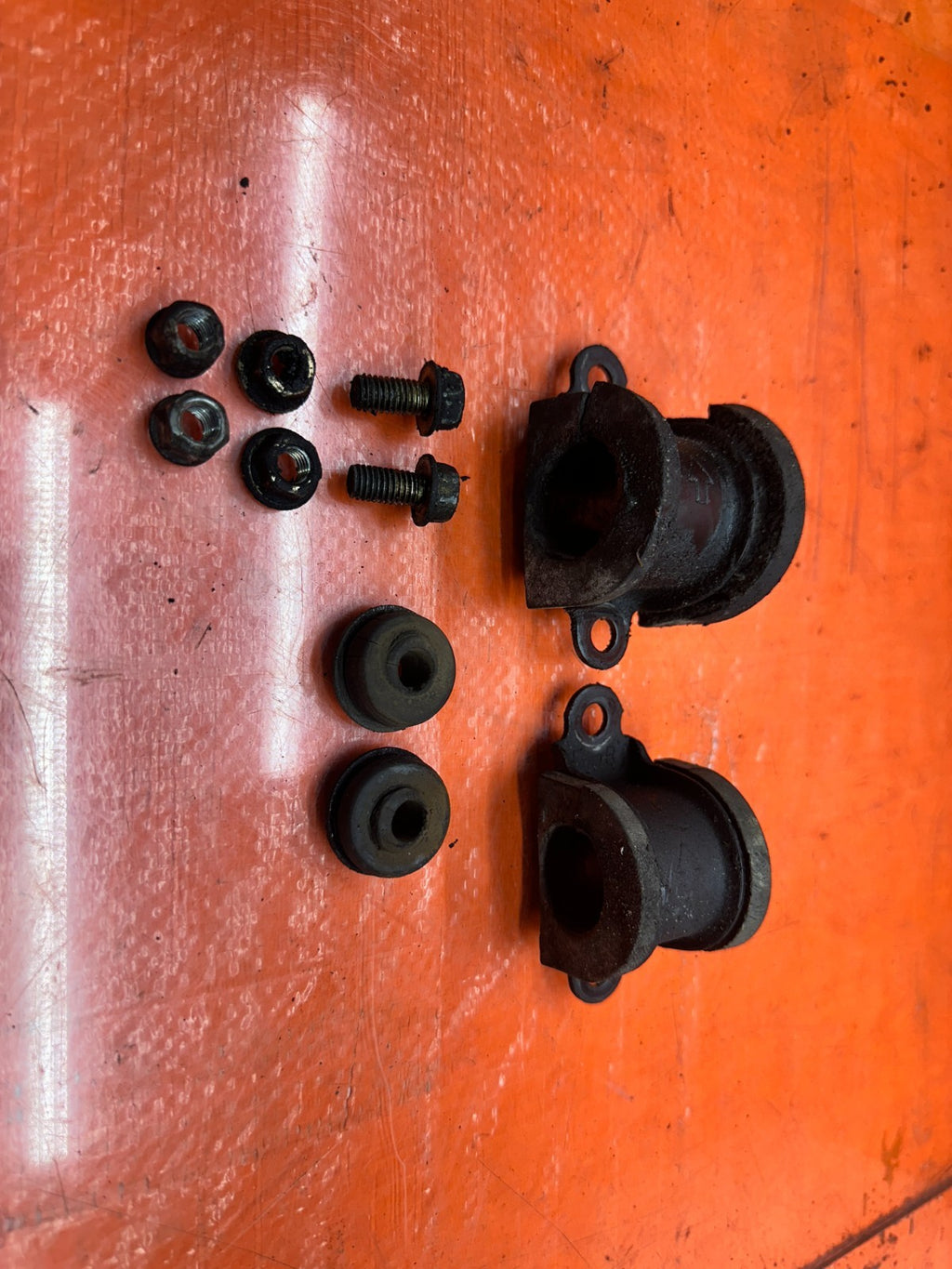 1994 2001 ACURA INTEGRA FRONT SWAY BAR FRAME MOUNT BRACKETS OEM #3314