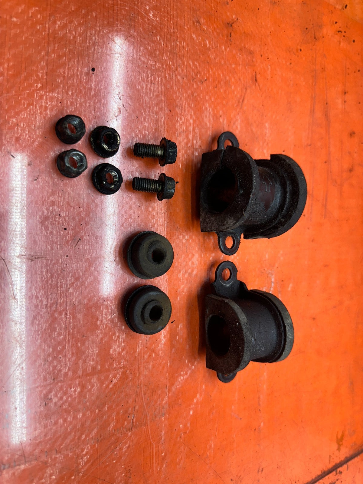 1994 2001 ACURA INTEGRA FRONT SWAY BAR FRAME MOUNT BRACKETS OEM #3314