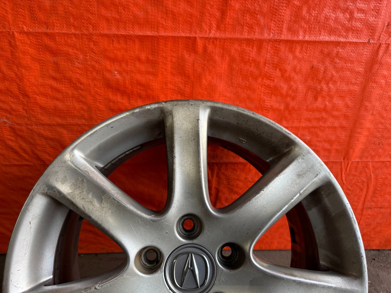 04 05 ACURA TSX   INDIVIDUAL SINGLE WHEEL RIM   7 SPOKE   OEM FACTORY #3244