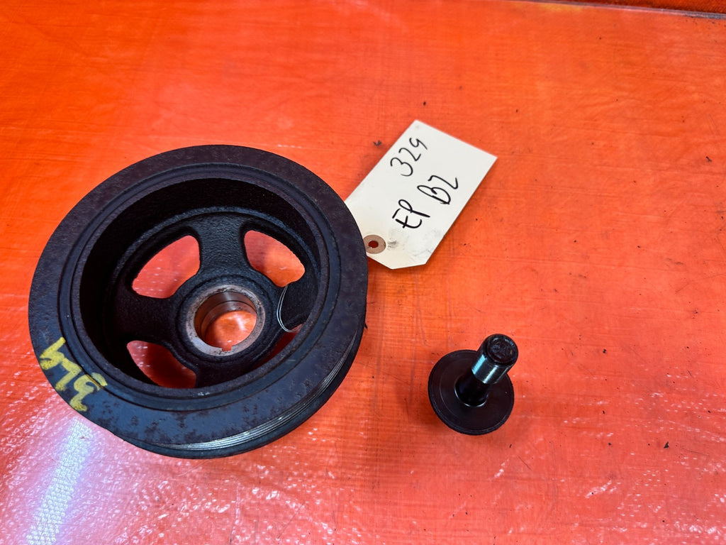 08 15 INFINITI G37 Q60 3.7L VQ37 CRANKSHAFT PULLEY HARMONIC BALANCER #3295