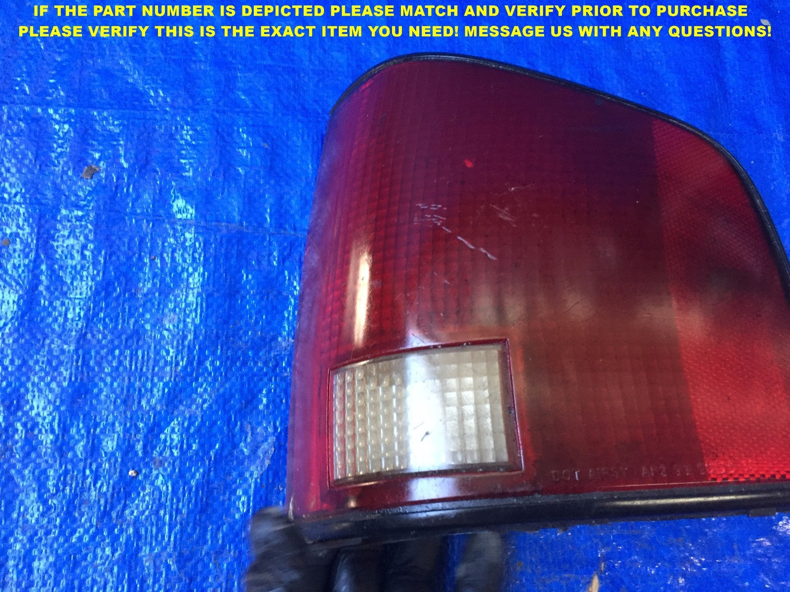 OEM 1994 1995 1996 1997 98 99 00 01 CHEVROLET S10 PASSENGER RIGHT TAIL LIGHT #32