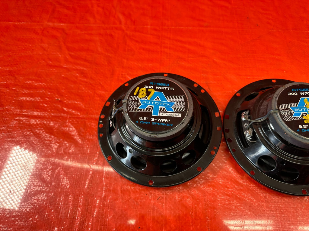 AUTOTEK RTS653 SPEAKERS   PAIR OF TWO 2   USED10
