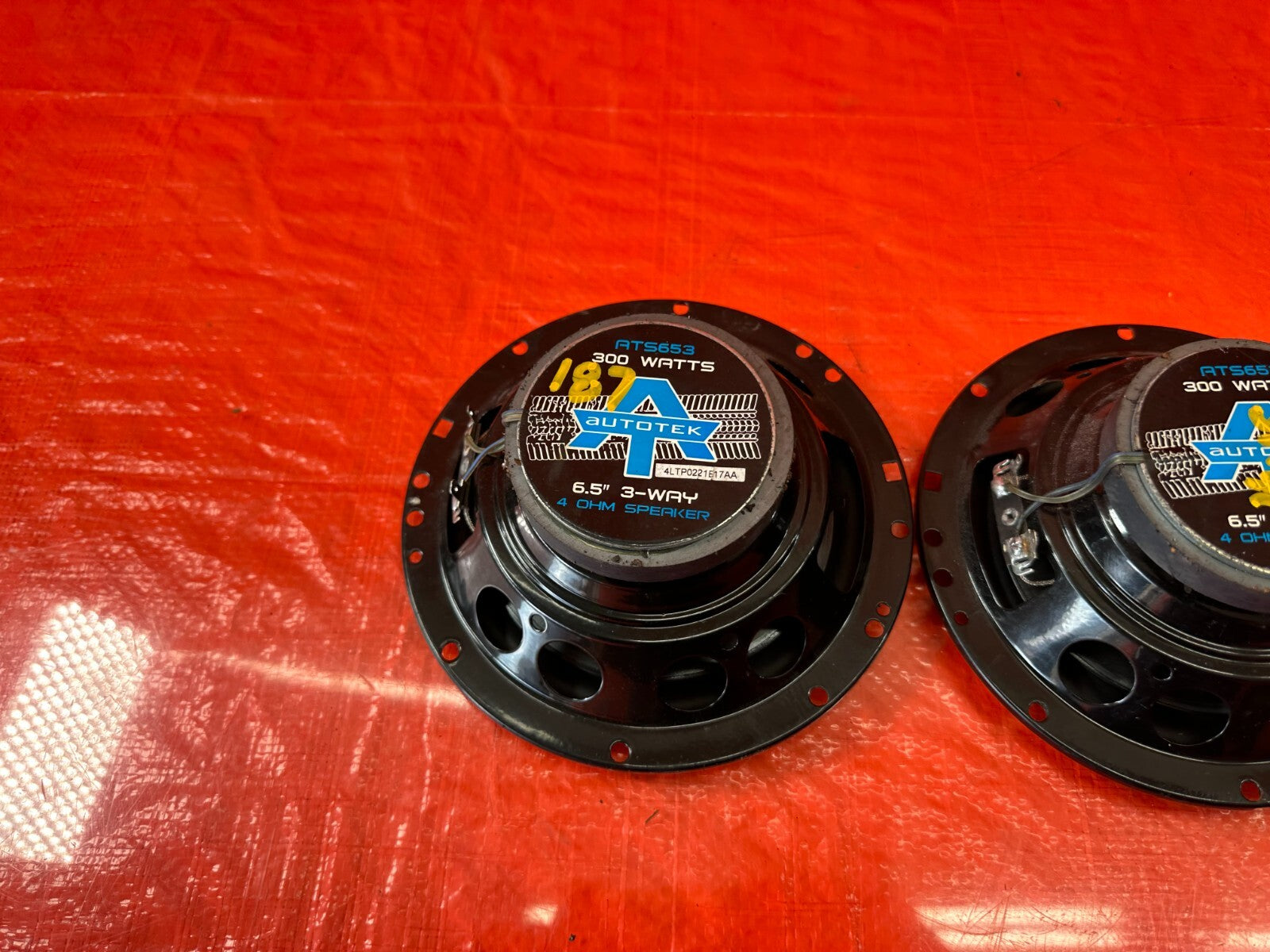 AUTOTEK RTS653 SPEAKERS   PAIR OF TWO 2   USED10