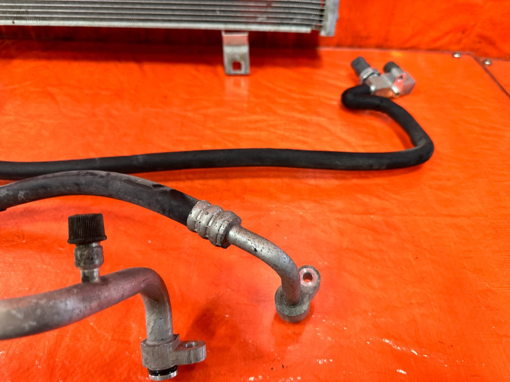 09 11 MAZDA RX8 RX 8   AC LINE SET LINES PIPES HOSES W/ CONDENSER & FAN OEM 3033