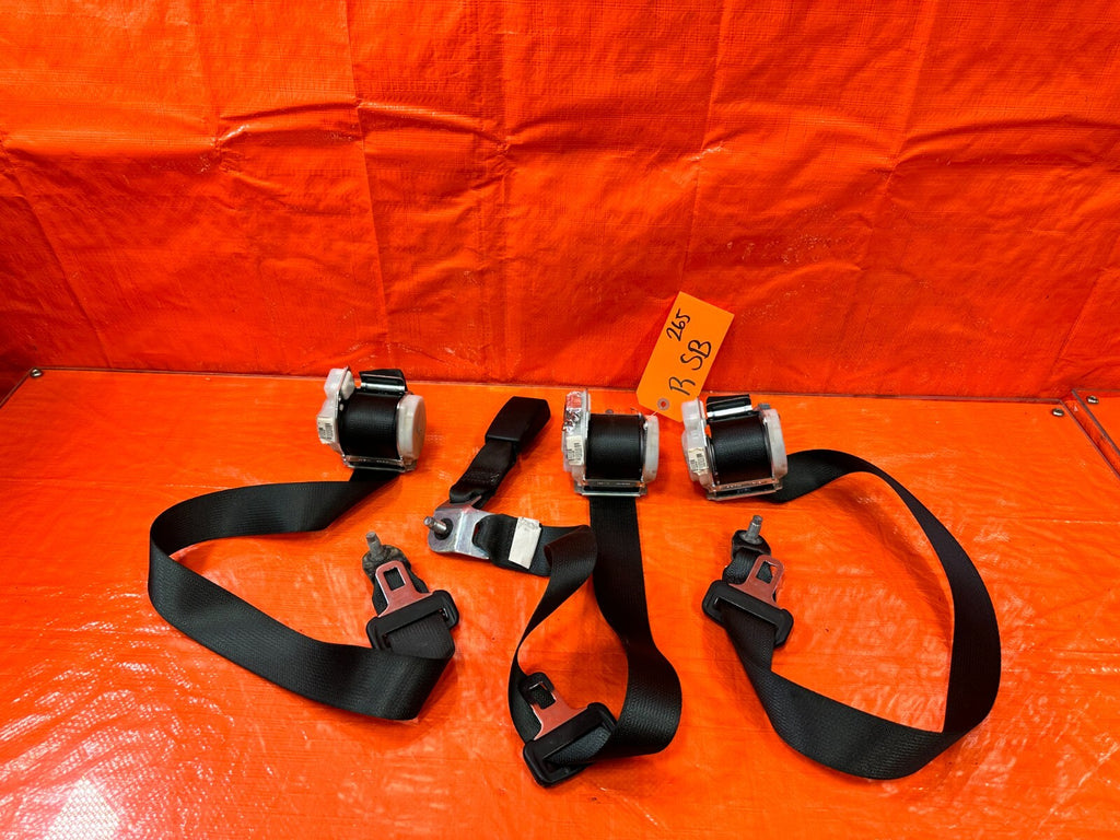 13 15 HONDA CIVIC SI 2D COUPE   LEFT & RIGHT REAR SEAT BELTS OEM FACTORY #2650