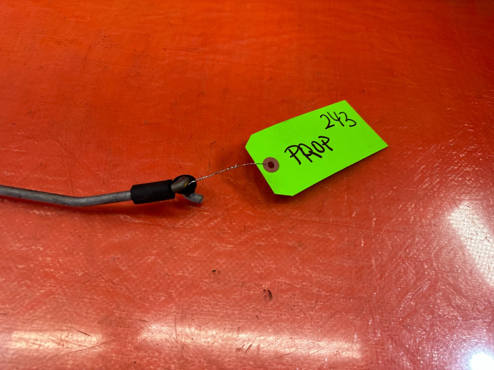 88 91 HONDA CRX   HOOD PROP LEVER SUPPORT ROD STICK   OEM FACTORY #2432