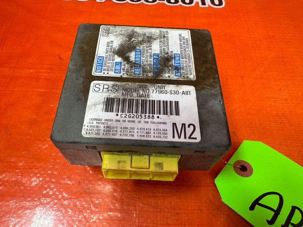 1998 98 HONDA PRELUDE BASE   CONTROL MODULE   OEM PART # 77960 S30 A81   #2594