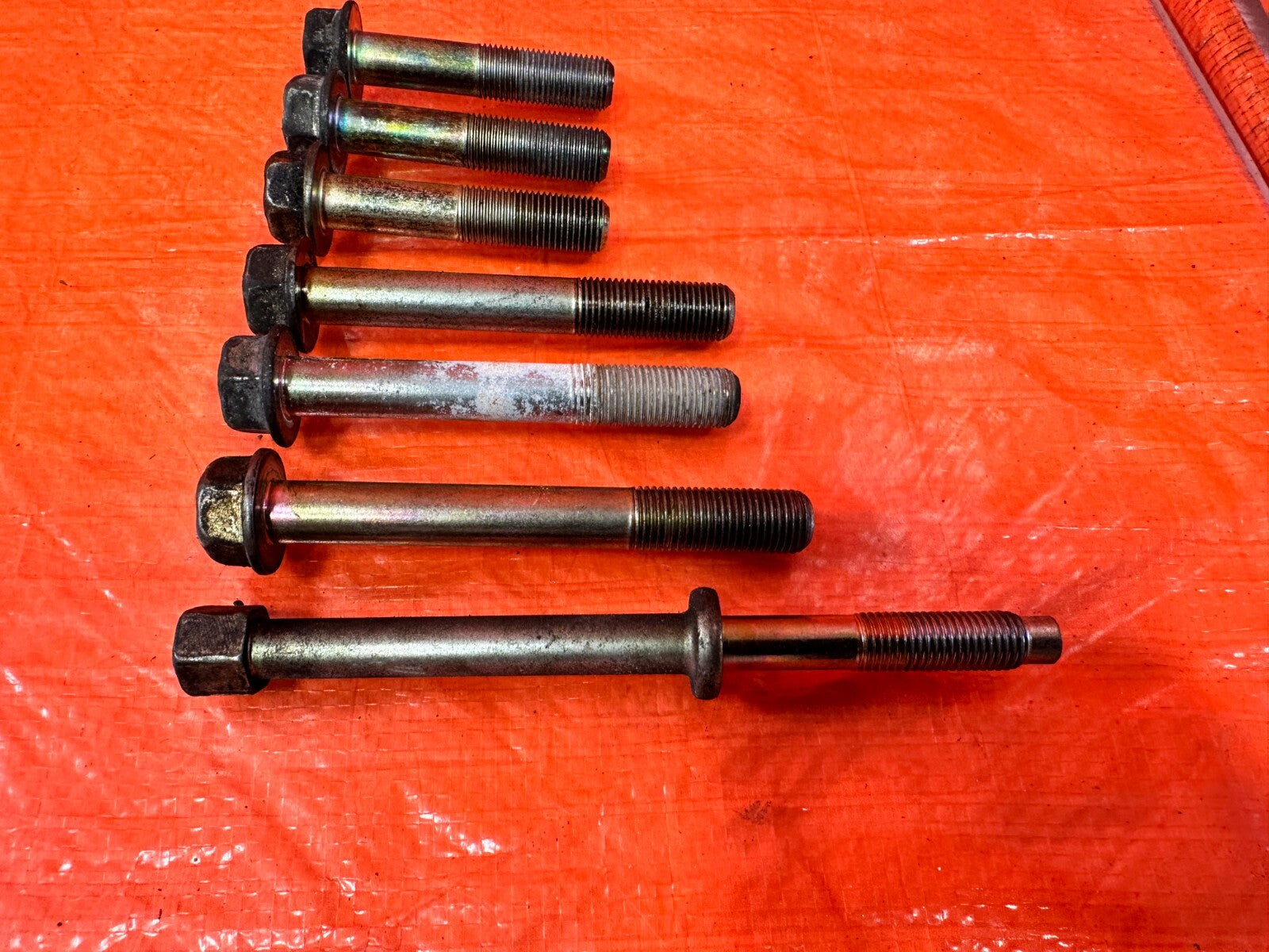 04 08 ACURA TSX   TRANSMISSION BELL HOUSING  & STARTER BOLTS HARDWARE   OEM #2912