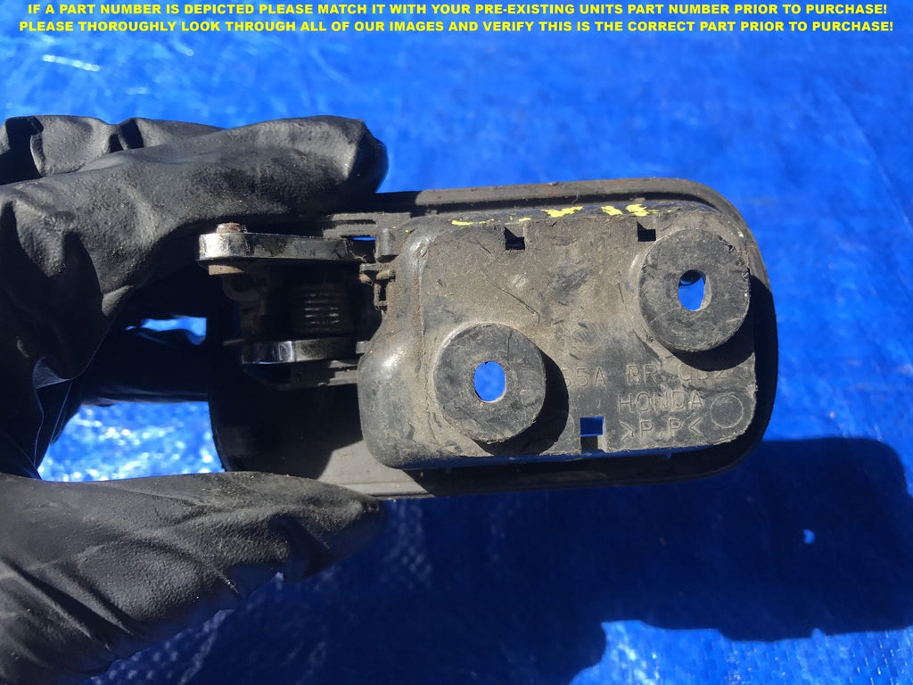OEM 2001 2002 2003 HONDA CIVIC SEDAN DRIVER LEFT REAR INTERIOR DOOR HANDLE 1