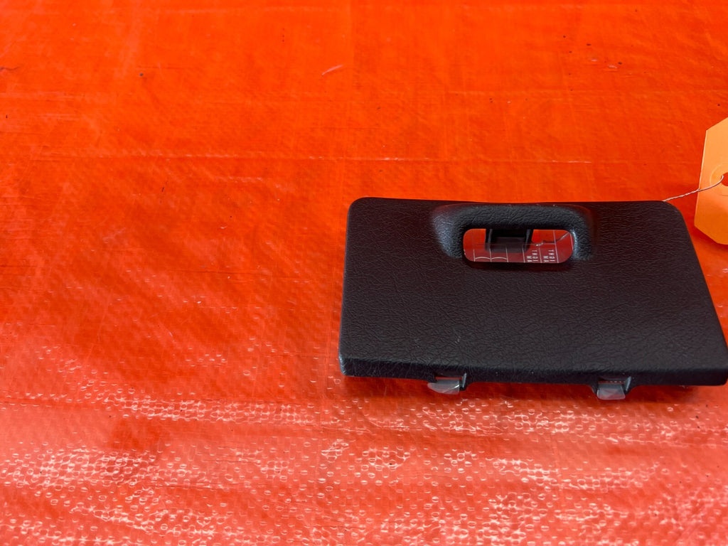 94 01 ACURA INTEGRA   INTERIOR FUSE BOX COVER / SCHEMATIC DIAGRAM BLACK OEM #1344