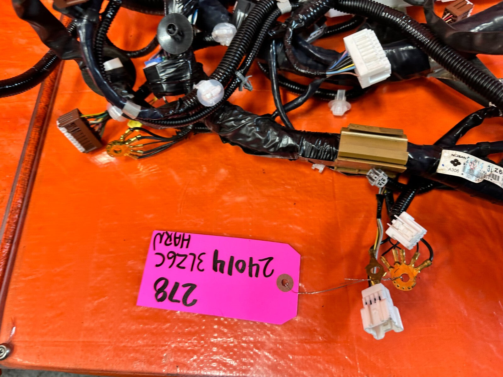 13 15 INFINITI G37 S CONVERTIBLE   REAR BODY HARNESS WIRE WIRING LOOM   OEM #2782