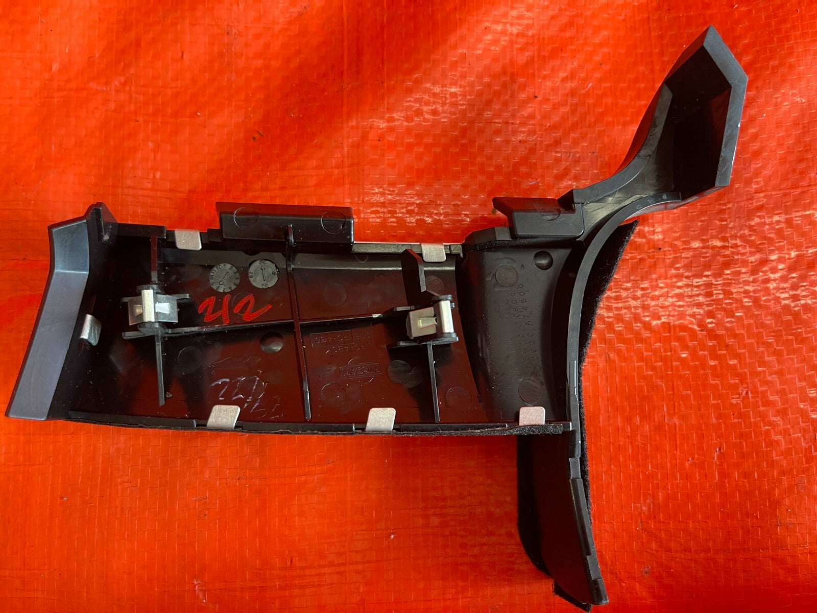 2009 09 INFINITI G37 SPORT   2D COUPE   INTERIOR DASH BOARD TRIM SILVER SET OEM10