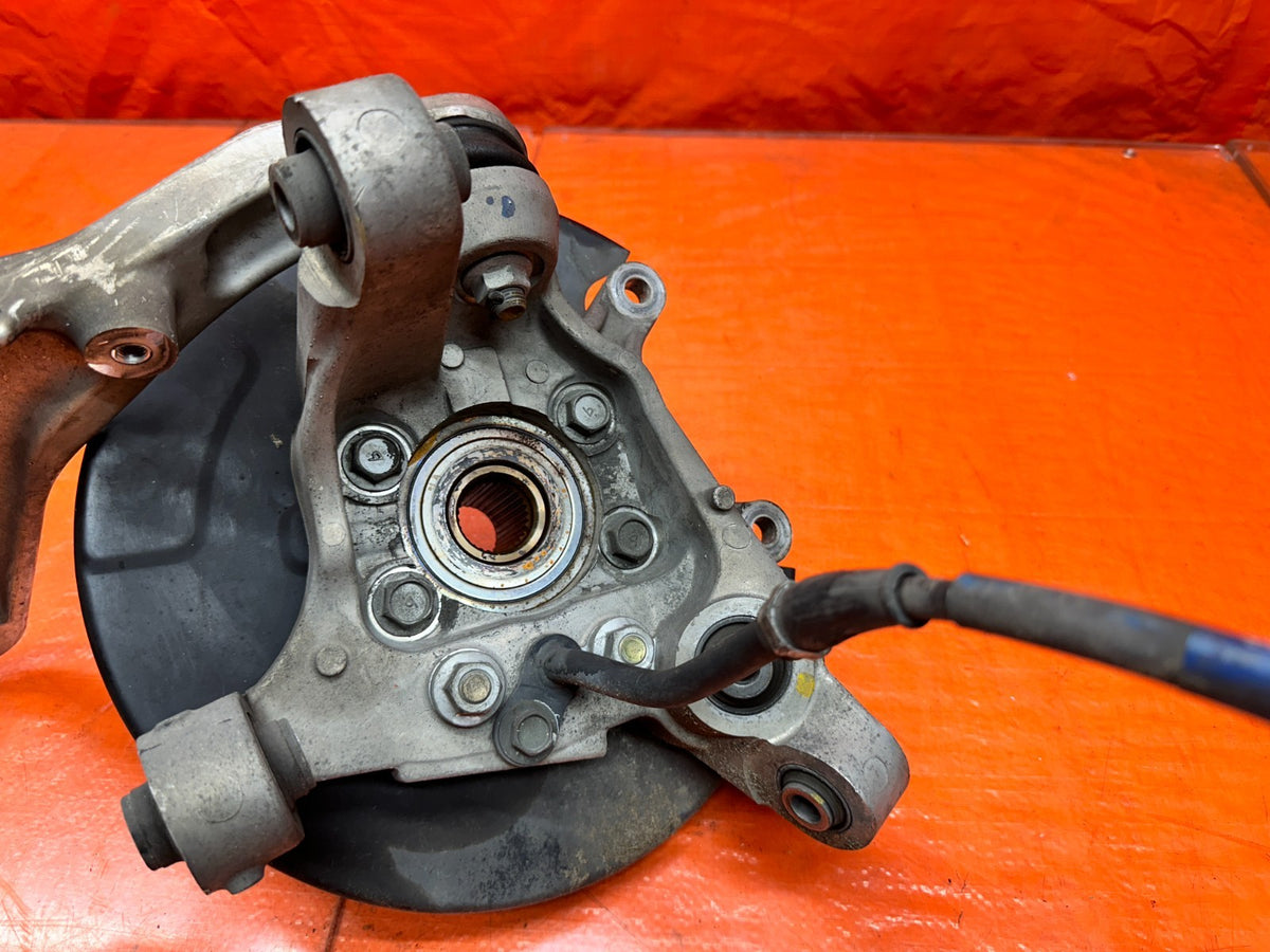 03-08 NISSAN 350Z LEFT REAR SPINDLE KNUCKLE HUB WITH CONTROL ARMS OEM #34610