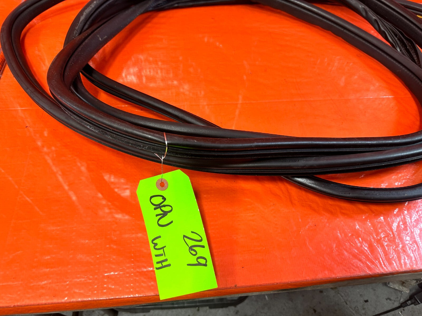 12 15 HONDA CIVIC 2D COUPE CHASSIS TO DOOR OPEN TRIM WEATHER STRIP LEFT RIGHT 698
