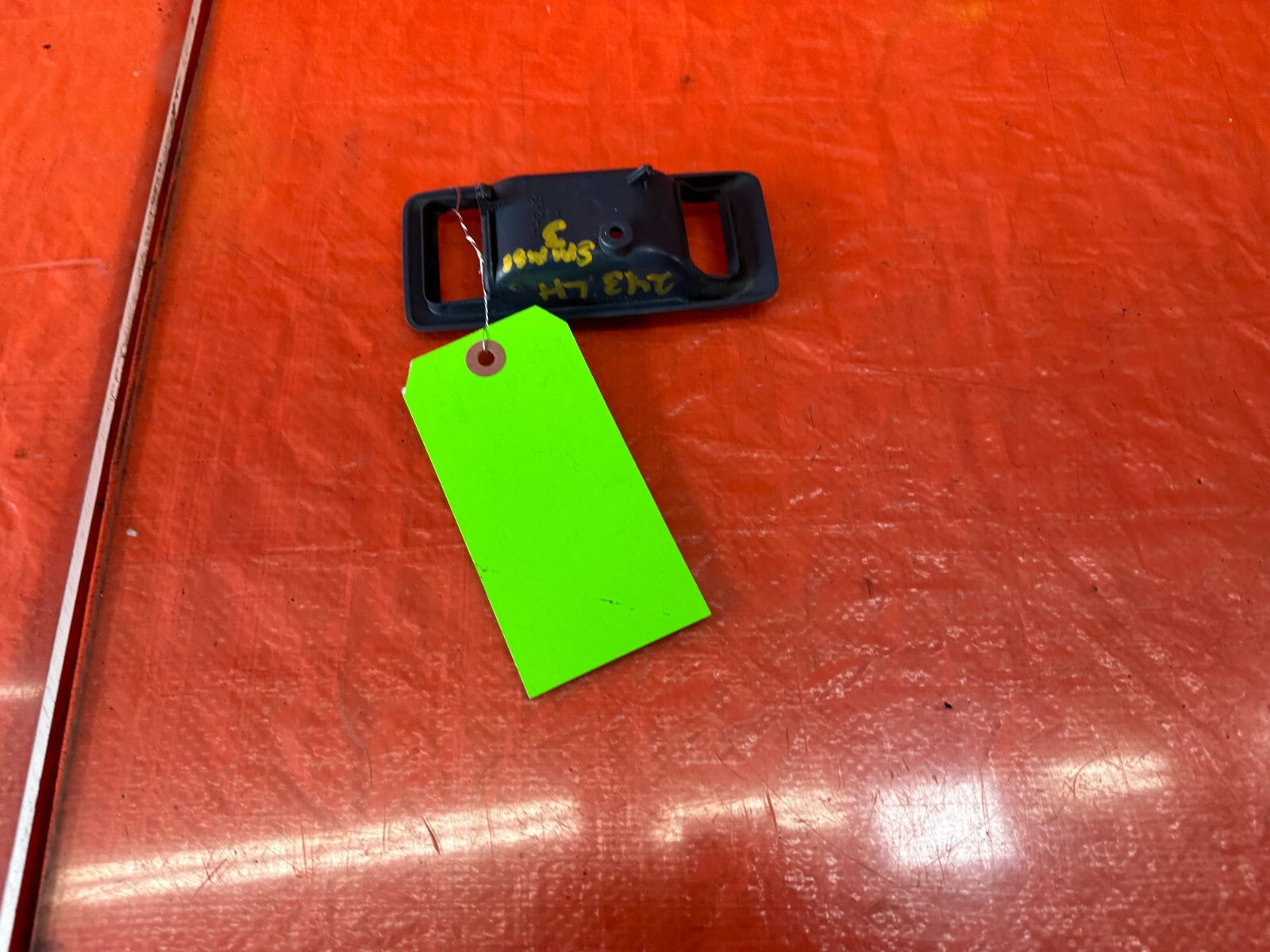 88 91 HONDA CRX   DRIVER LEFT INTERIOR DOOR HANDLE TRIM   BLUE COLOR   OEM #2435