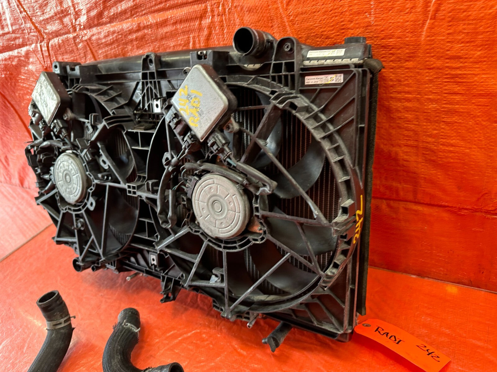 16 20 INFINITI Q50   RED SPORT 400   RADIATOR   100% COMPLETE W/ FANS   OEM #24211