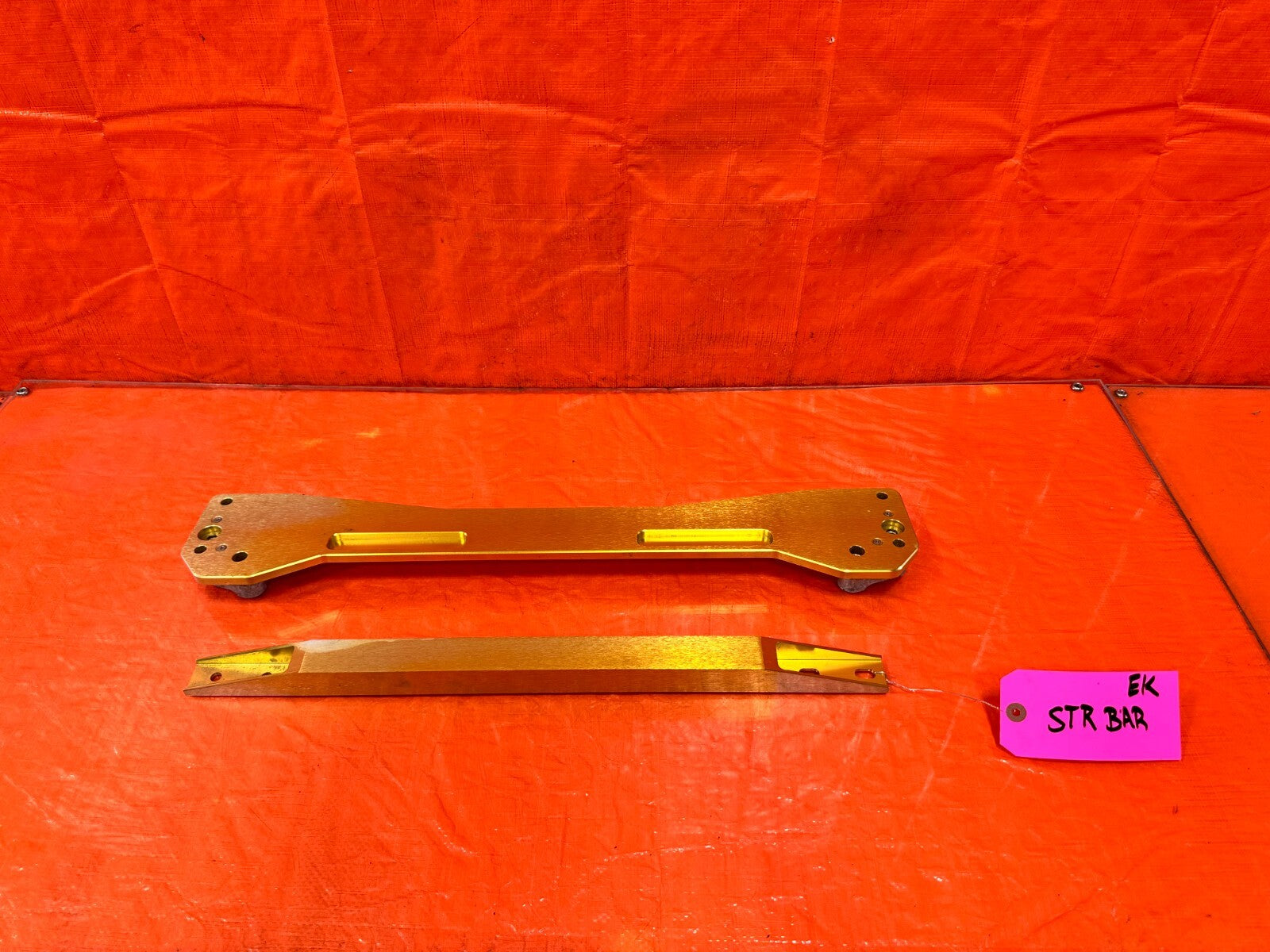 96 00 HONDA CIVIC   REAR SUBFRAME BRACE AND REAR TIE BAR   NO HARDWARE   #EK0