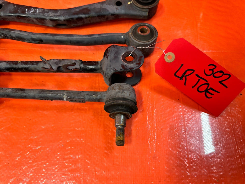 13 16 HYUNDAI GENESIS COUPE   LEFT REAR CONTROL ARMS UPPER LOWER ALL 4 OEM 3021