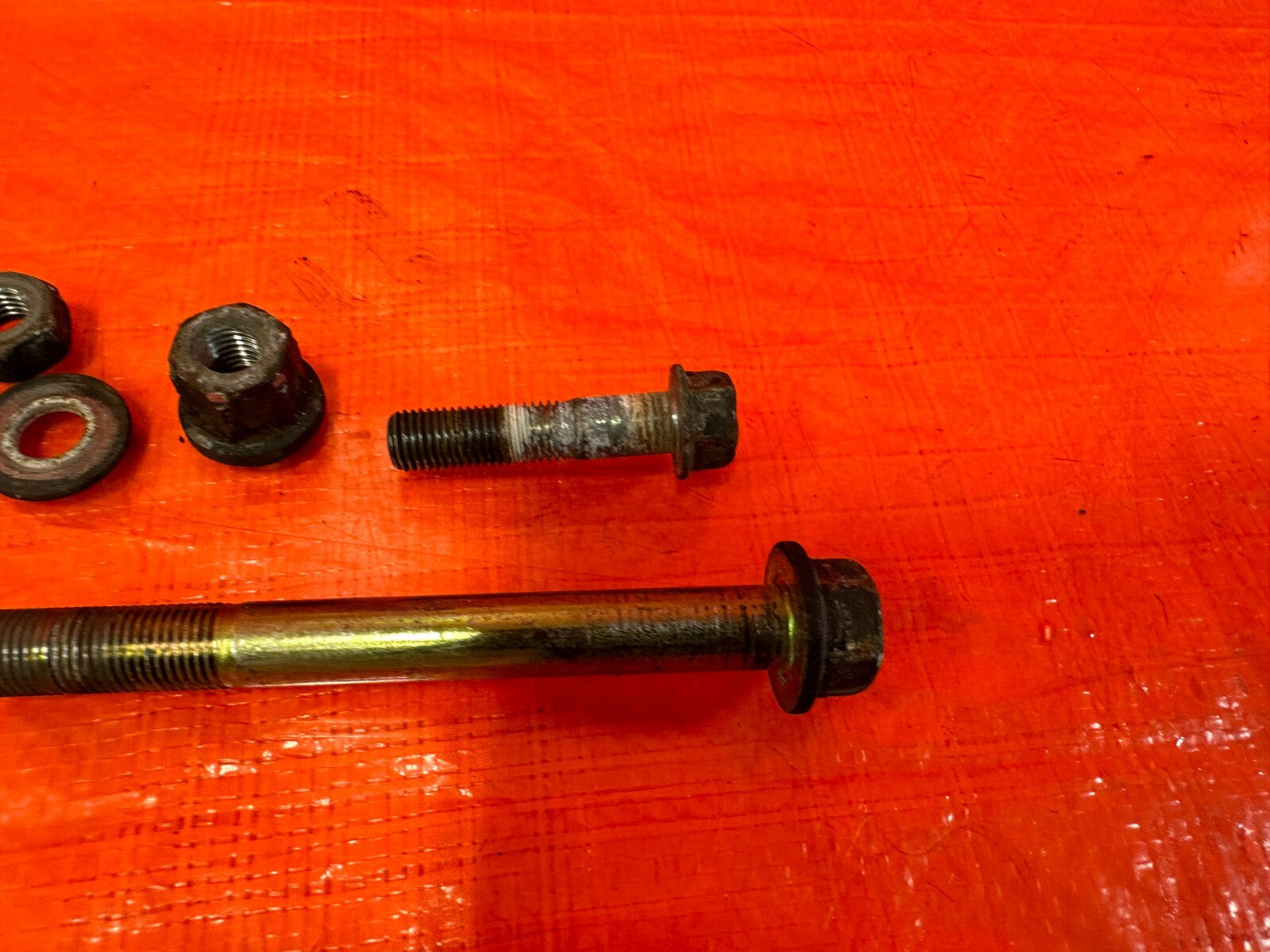 92 95 HONDA CIVIC   DRIVER LEFT ENGINE MOTOR MOUNT BOLTS HARDWARE   OEM #2571